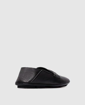Dolce&Gabbana Чорні шкіряні мокасини DG Driver з фактурним логотипом A50583A8034