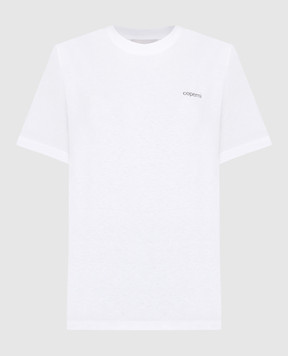 Coperni Белая футболка с принтом логотипа COPJS03504