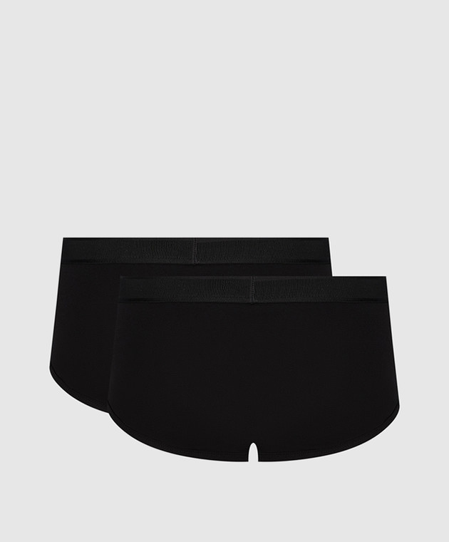 Tom Ford Set of black briefs with logo T4XC11040 image 2