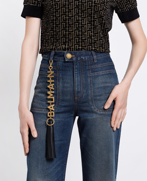 Balmain Брелок с логотипом BN1RQ202LNPA