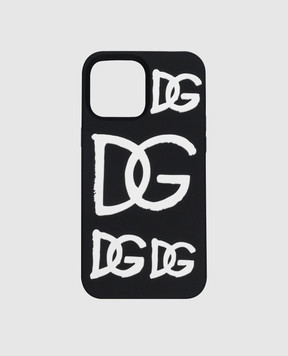 Dolce&Gabbana Черный чехол для Iphone 13 Pro с логотипом BI3182AB372