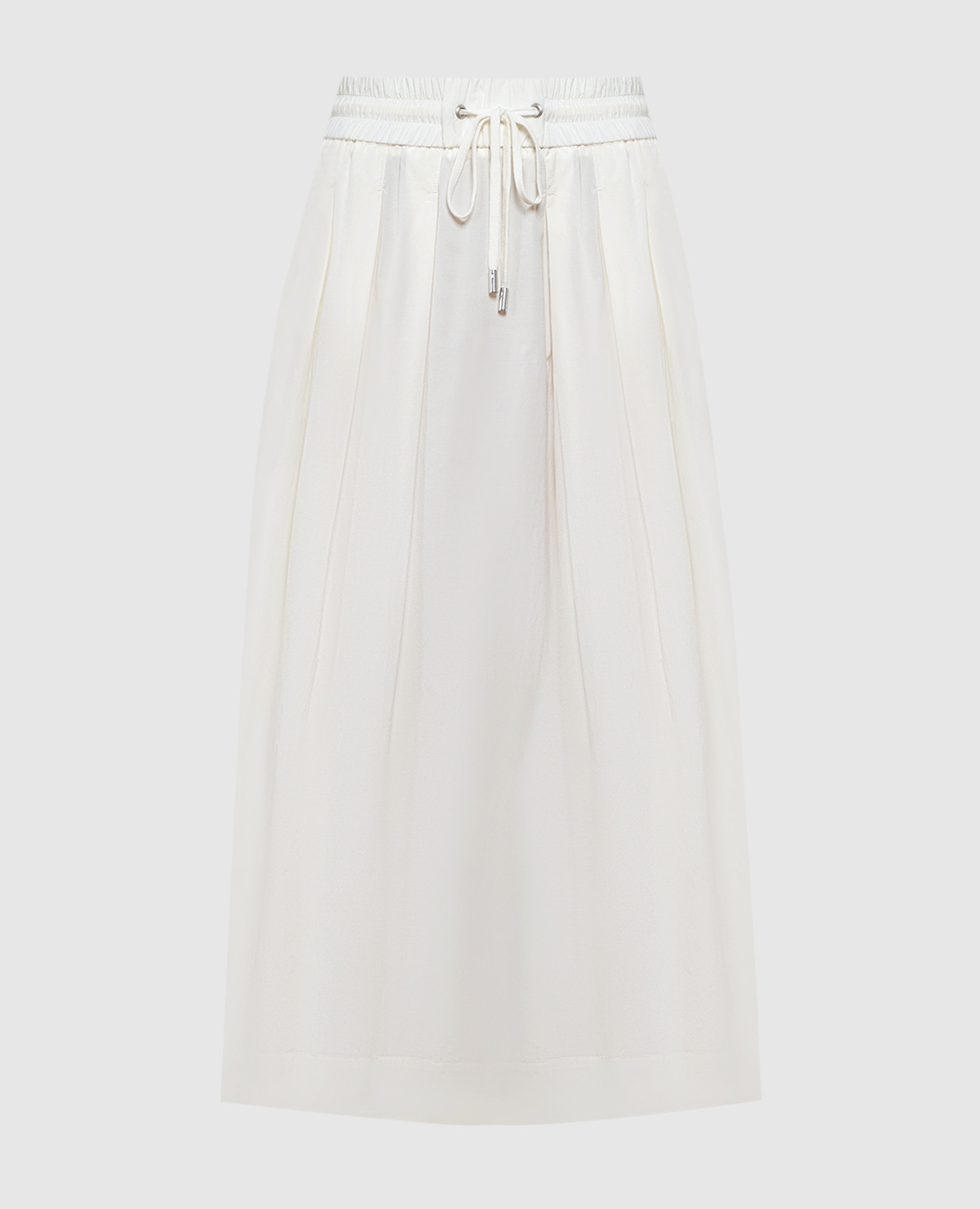 White midi skirt