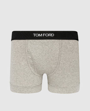 Tom Ford Набор серых трусов-боксеров с логотипом. T4XC31040