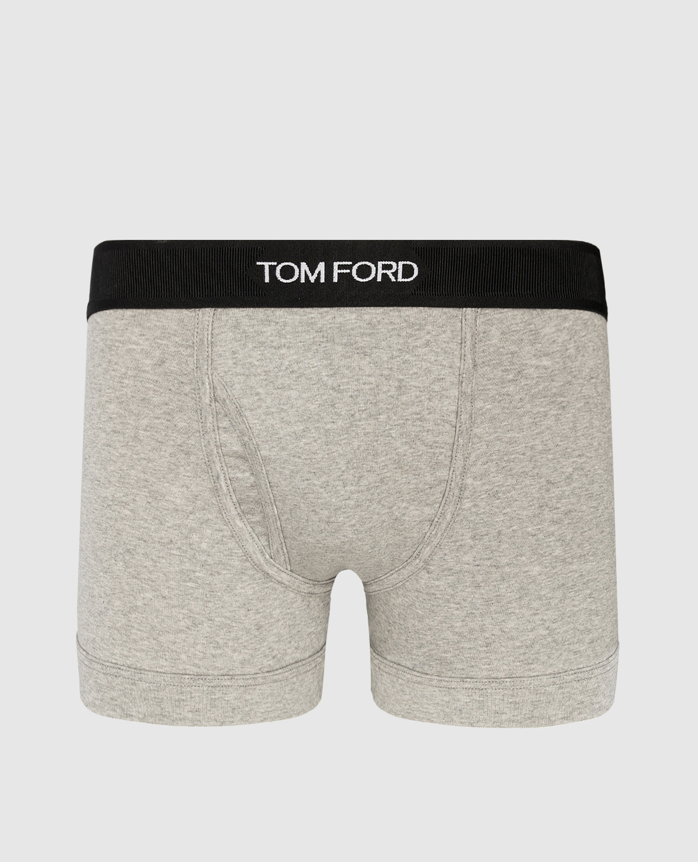 Set of gray boxer briefs with logo