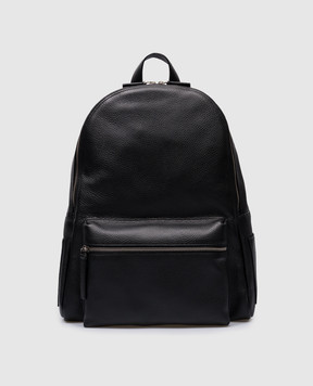 Orciani Черный кожаный рюкзак Micron P00711MICNER