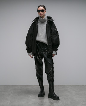 Ermanno Scervino Чорні штани-карго D437P316EYU