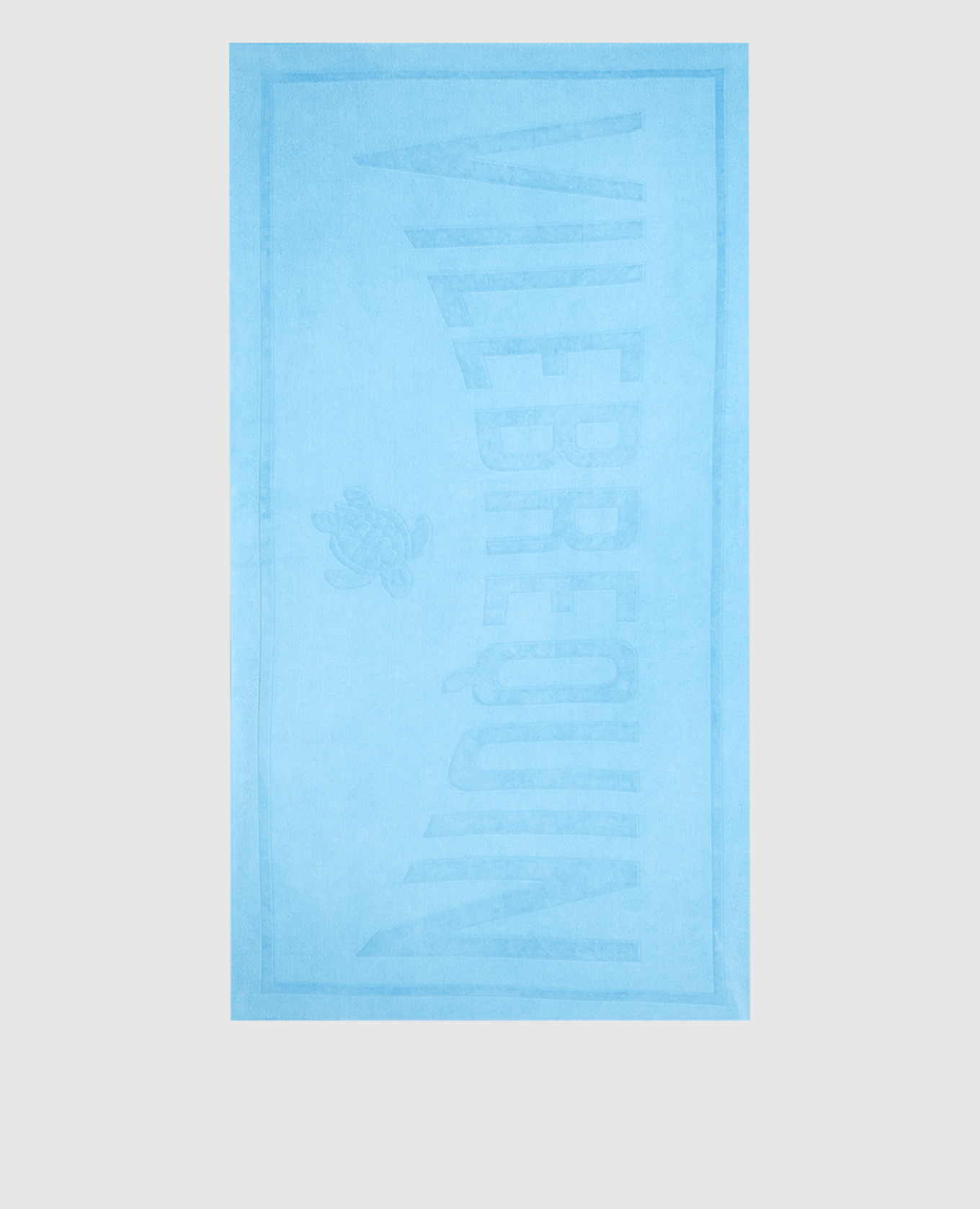 Blue towel Sand in logo pattern