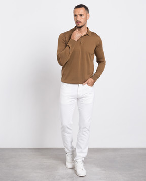 Loro Piana Белые джинсы с логотипом FAM5351