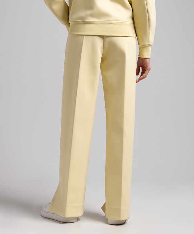 Jil Sander Yellow pants with slits J02KA0160J20054 image 4