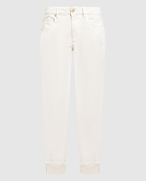 Brunello Cucinelli Сірі джинси з ланцюжком моніль MPH43P5797
