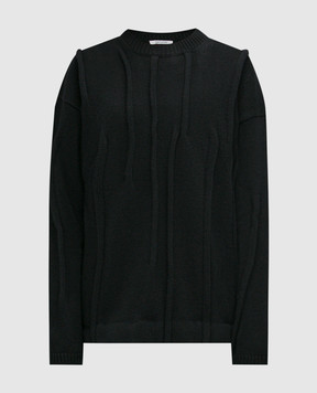 Gauchere Черный свитер из шерсти P22327460451