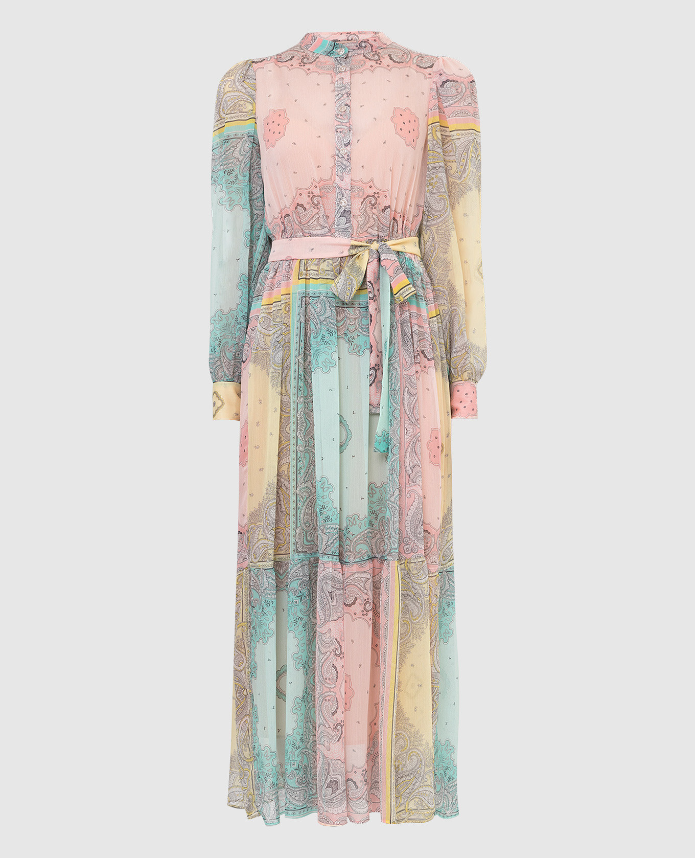 

Платье миди в узор, Разноцветный, Повседневные платья