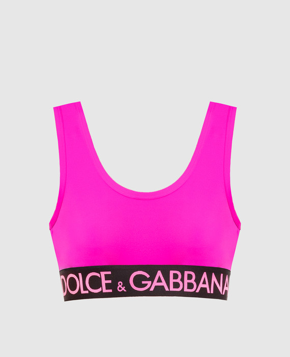 Pink top with logo