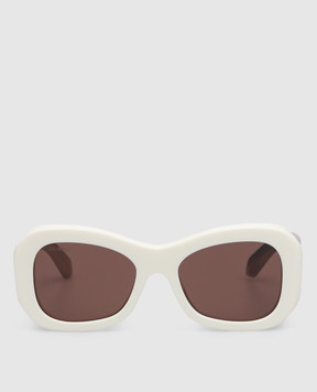Off-White Белые очки Pablo с логотипом. OERI040F22PLA001
