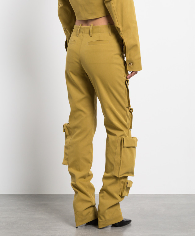 Off-White Желтые карго OWCF015F22FAB001 изображение 4