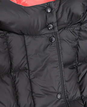 Moncler ENFANT Дитячий сірий пуховик Almane з фігурною стібкою 1C0000553048810