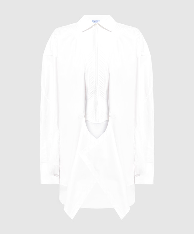 Thierry Mugler White asymmetric shirt 22W1TO0623259