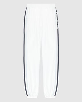 Moncler Білі джогери з логотипом 2A00001597DR