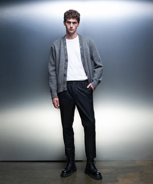 Ami Alexandre Mattiussi Black short pants made of wool HTR206WV0023 image 2