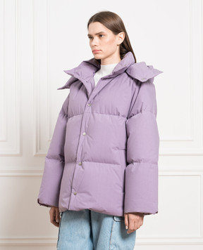 Bottega Veneta Фиолетовый пуховик 708191V1LE0