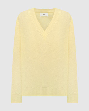 Solotre Жовтий пуловер з кашеміру M3R0152R