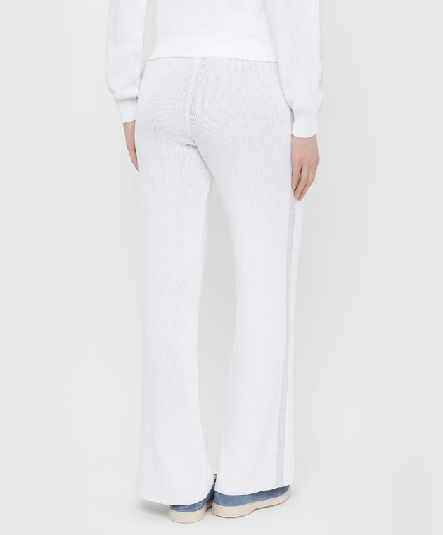 Peserico Білі штани з лампасами S94037F129234A зображення 4