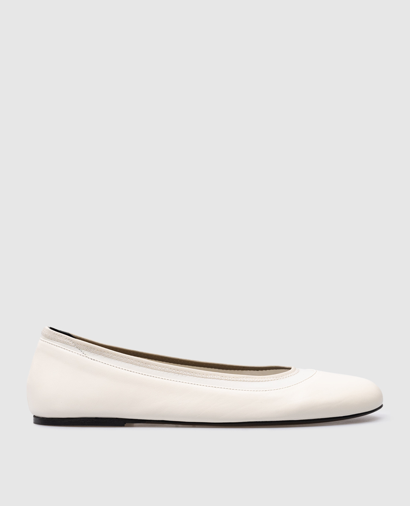 White leather ballet flats RUPA