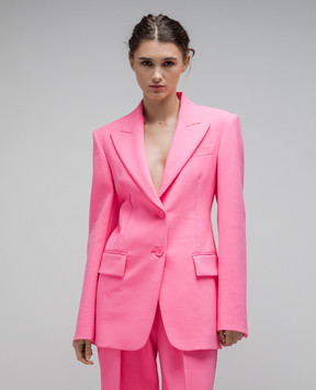 Max Mara Sportmax Рожевий жакет Zerma з вовни ZERMAT