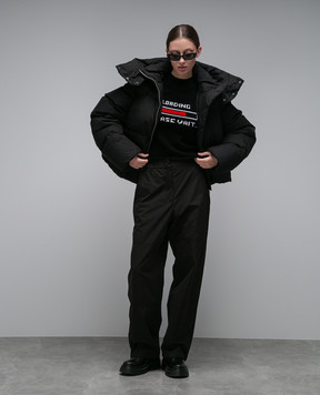 Max Mara Sportmax Чорний джемпер Udito з вовни і кашеміру з візерунком Loading please wait UDITO