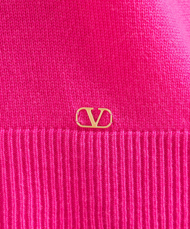Valentino Pink jumper with logo 3B3KC48L83L image 5