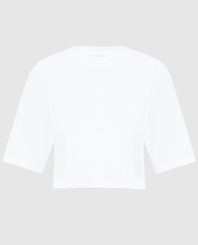 Lou Lou Studio Белая укороченная футболка GUPO с логотипом GUPO