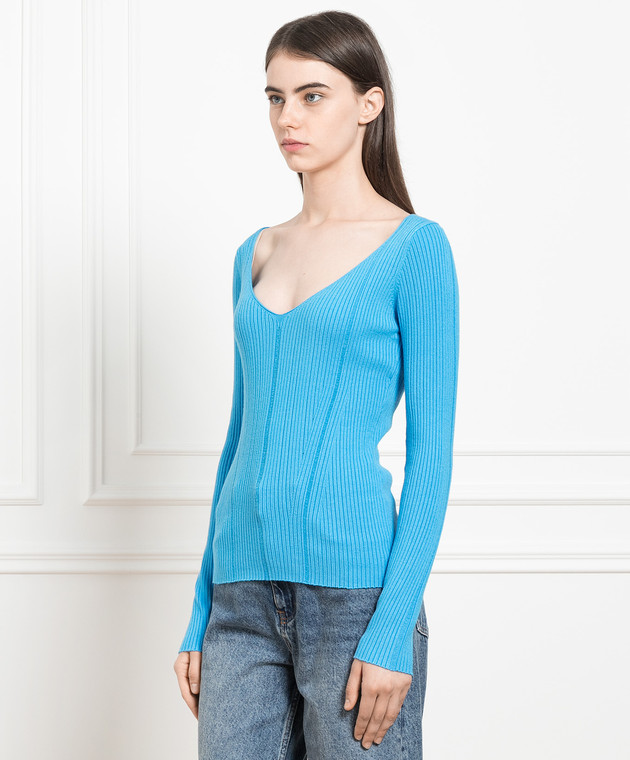 Twinset Actitude Blue striped pullover 232AP3040 image 3