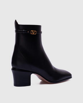 Valentino Чорні шкіряні ботильйони TAN-GO 3W2S0GZ2ATZ