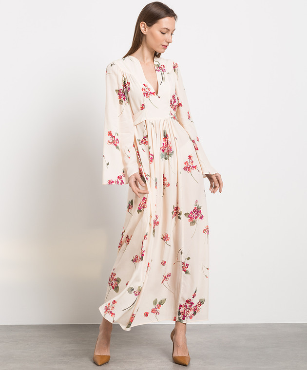 Twinset Beige dress with floral print 231TP2700 изображение 2