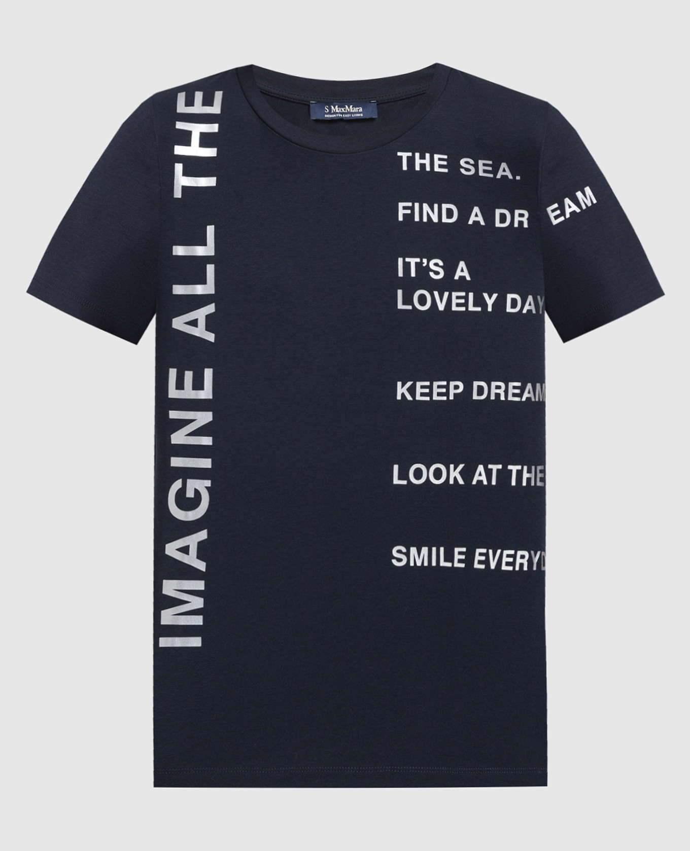 GILBERT blue t-shirt with print
