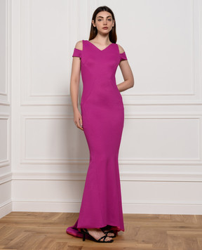 Zac Posen Розовое платье 40848753