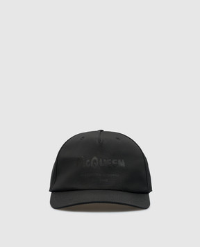 Alexander McQueen Черная кепка с логотипом 6677784404Q