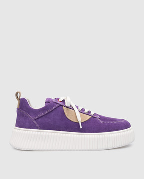 Max & Co PAVULLO purple suede sneakers PAVULLO
