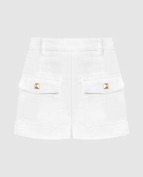 Valentino Белые джинсовые шорты 2B3DD14N7MQ