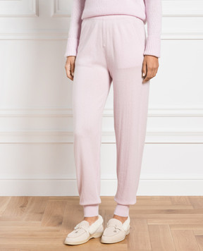 Allude Розовые спортивные штаны из кашемира 23511117