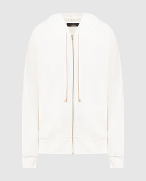 Twin Set Actitude White sports jacket with textured logo 231AP2310