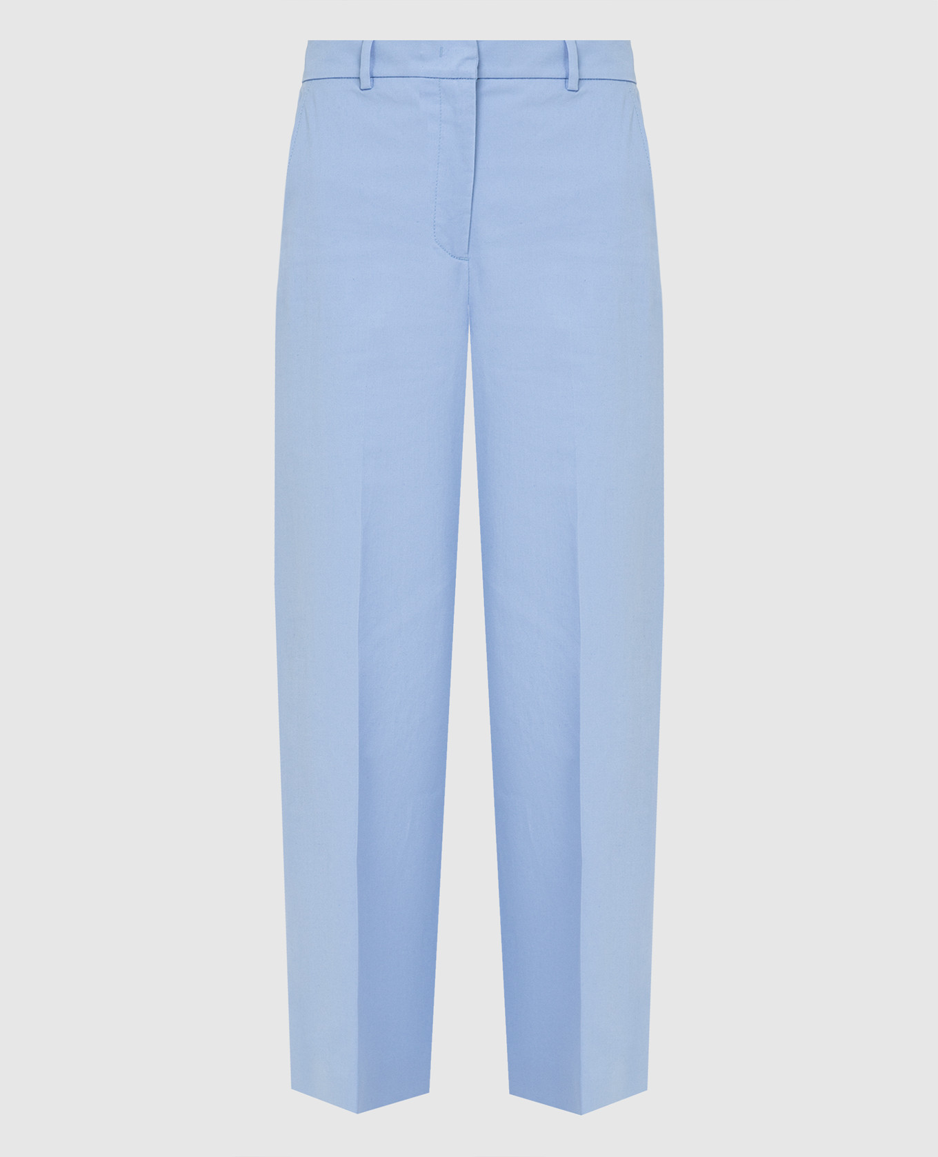 

Светло-синие укороченные брюки Zircone, Светло-синий, Укороченные брюки