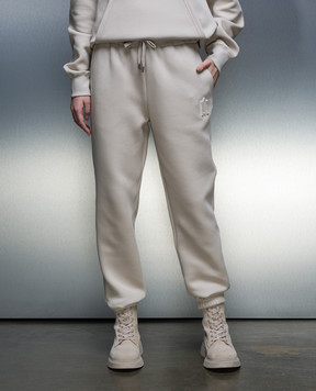 Mackage Бежевые джогеры Nev-V с фактурным логотипом NEVV