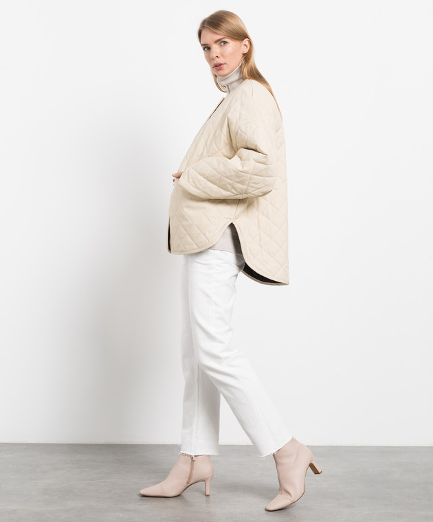 TOTEME Beige Quilted Jacket