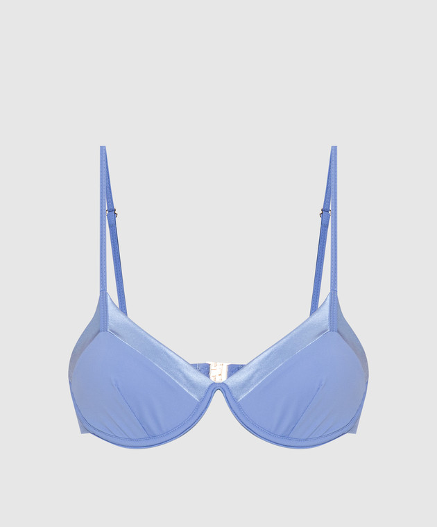 Beatrice Blue Bikini Top - Underwire Swim Top