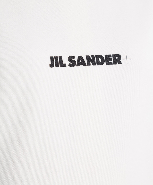 Jil Sander Світшот молочного кольору з контрастним принтом логотипу J40GU0001J45050 зображення 5