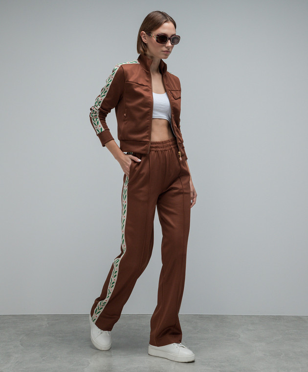 Casablanca Laurel sweatpants in brown WF23JTR13701 image 2