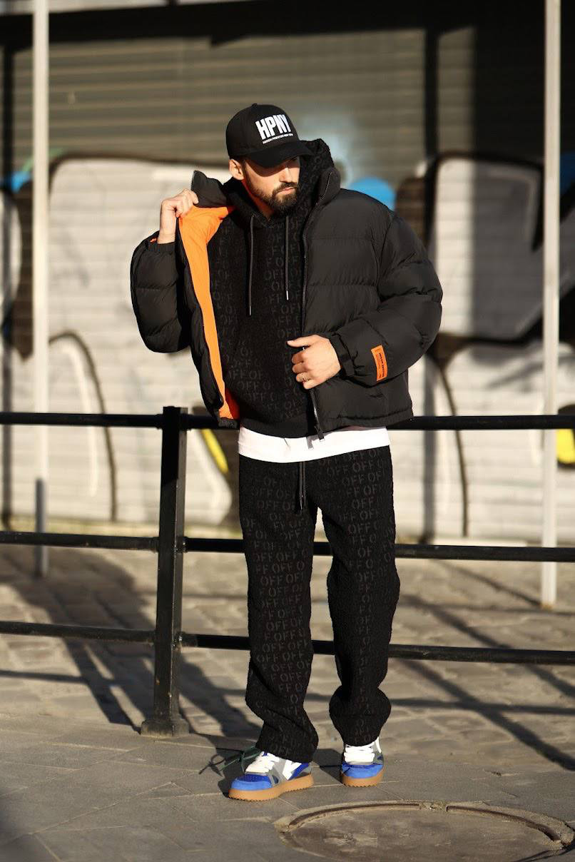 HERON PRESTON トラックジャケット XL Heron Preston - Черная куртка с логотипом HMEJ001F23FAB001 купить