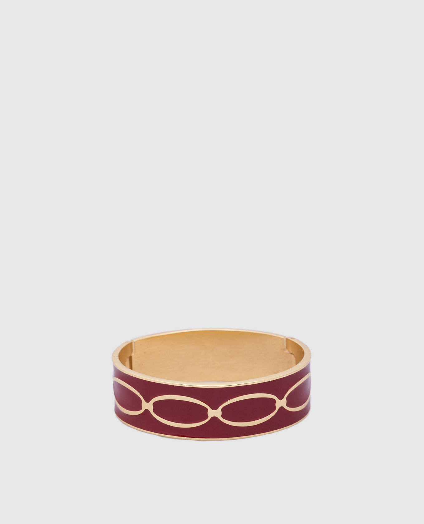 Red Knot bracelet with 24-karat gold plating