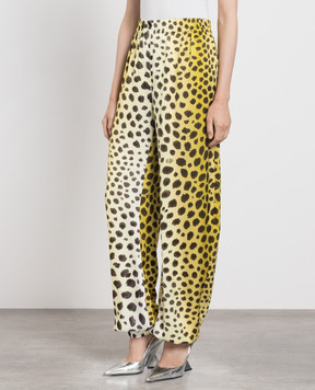 The Attico Жовті джогери в леопардовий візерунок 236WCP131V065P